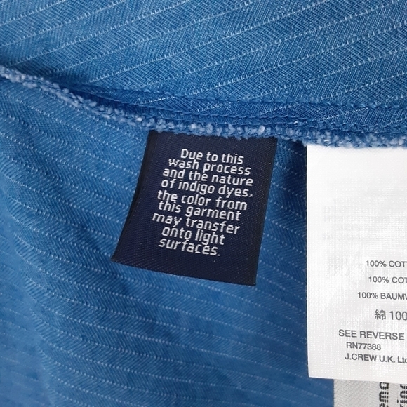 J. Crew Chambray Blouse Size XS - Picture 8 of 10